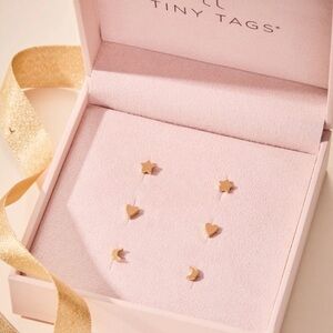 Tiny Tags Celestial Earring Studs Set